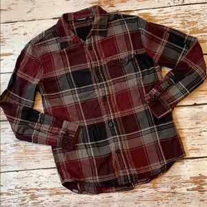 Vans Boys/Kids Flannel Top Size M 10/12